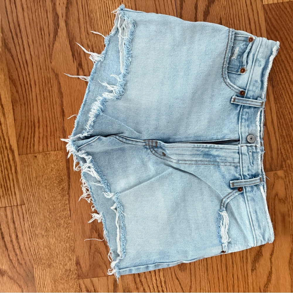 Abercrombie & Fitch Light Wash Jean Shorts